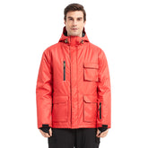 MARKERWAY Men's Snow Skiing Jacket Hooded Waterproof Winter Coat